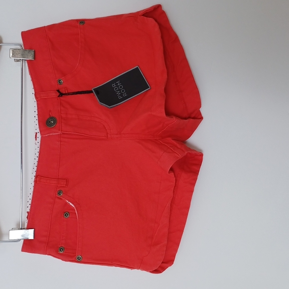 ✨3/$25✨ NWT Powder Room Coral Denim Shorts - 3 - Picture 1 of 8